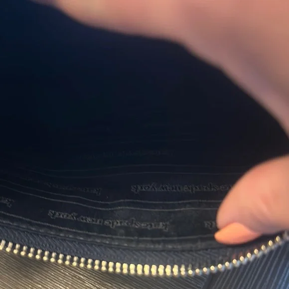 Kate Spade Black and White Striped Shoulder Bag - Picture 7 of 7